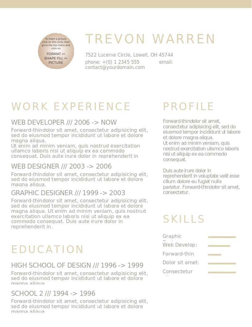 Champagne CV preview
